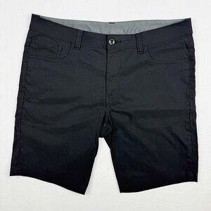 Eddie Bauer Takeoff Performance Hybrid Shorts‎ Size 35 Mens Black